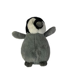 Wild Republic Plush Stuffed Animal Black Gray & White Penguin 11"